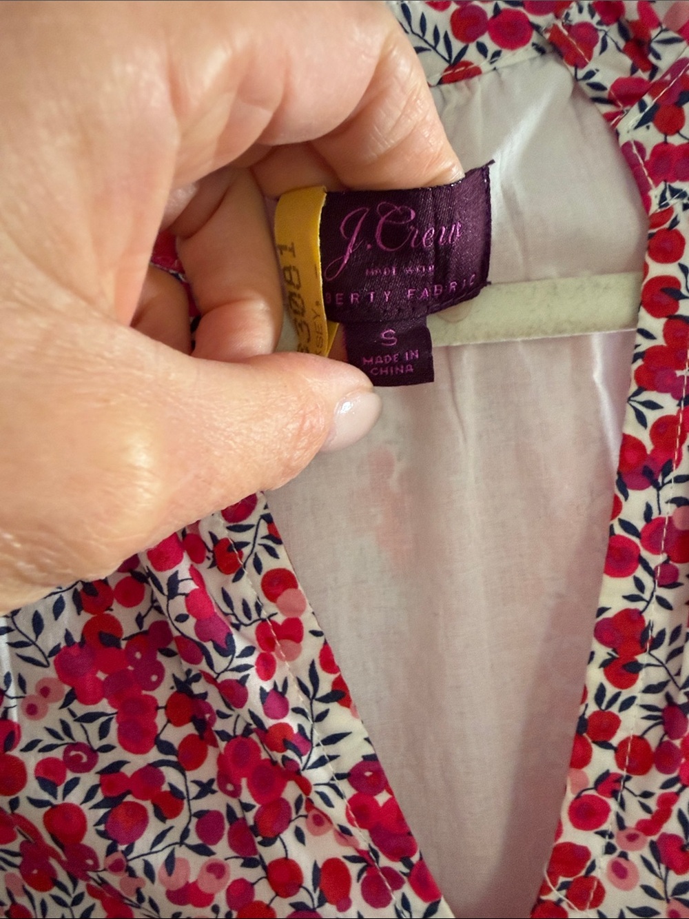 J. Crew x Liberty of London Pink and White Floral Sleeveless Midi Dress - Picture 2 of 7